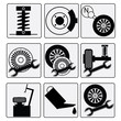repairs Auto Car icons