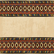 vintage ethnic background hand-drawn seamless ornament