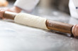 Chef preparing dough