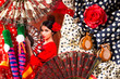 Foto: Flamenco woman with bullfighter and typical Spain Espana Flamenco woman with bullfighter and typical Spain Espana