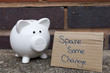 Photo: Piggy Bank begging concept. Piggy Bank begging concept.