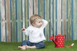 gardening baby girl