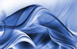 Illustration: Abstract elegant blue and white waves Abstract elegant blue and white waves