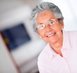 Happy senior woman