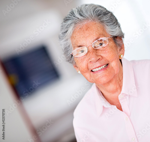 Photo: Happy senior woman Happy senior woman