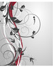 Abstract floral background
