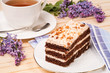 Sponge cake with nuts