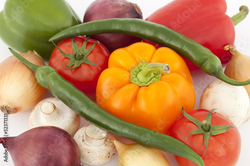 Photo: Colorful vegetable Colorful vegetable