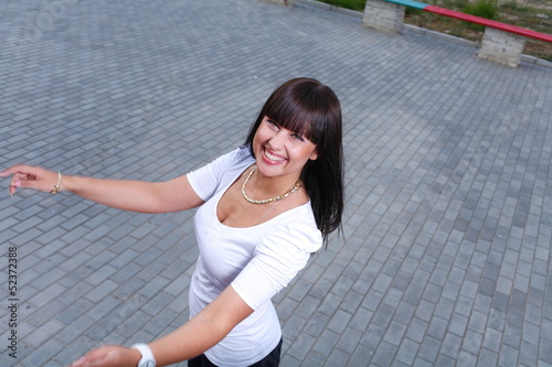 Photo: beautiful smiling girl beautiful smiling girl