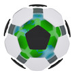 Soccer ball consisting of unconnected parts