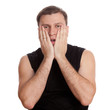 Upset man
