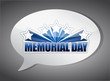 Illustration: memorial day message chat illustration design memorial day message chat illustration design