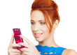woman with cell phone