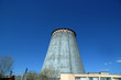 Pipes of coal  burning power station