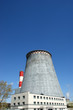 Pipes of coal  burning power station