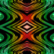 fantastic illustrated glass background pattern