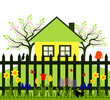 spring scene