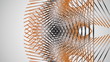 fantastic video animation – stripe object in motion – loop HD