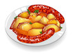potatoes with sausage