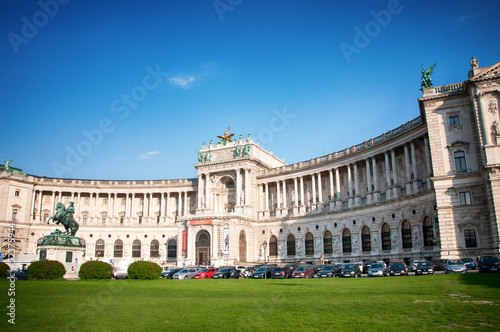 Photo: Hofburg in Vienna (Austria) with Statue of Prince Eugen Hofburg in Vienna (Austria) with Statue of Prince Eugen