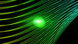 technology animation – stripe object and lights – loop HD