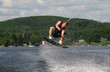 men wakeboarding
