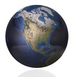 Terrain of the North American continent