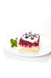 Photo: Fresh cake with berry assortment Fresh cake with berry assortment