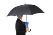 Business Man with an umbrella