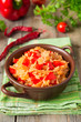 Rice with sweet pepper and kidney bean