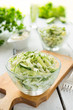 Fresh salad from cabbage