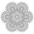 Vector round ornament.