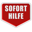 Illustration: Marker rot SOFORT HILFE Marker rot SOFORT HILFE
