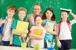 Photo: Teacher and learners Teacher and learners