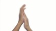 man clap the hands