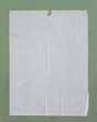 white empty street poster on green