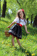 girl in the Ukrainian national costume.