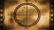 Grunge sepia toned film leader