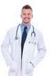 young smiling doctor
