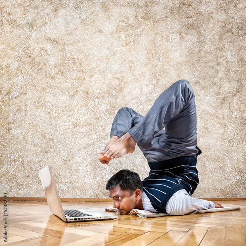 Photo: Business yoga Business yoga