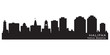 Vektor: Halifax Canada skyline. Detailed vector silhouette Halifax Canada skyline. Detailed vector silhouette