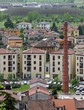 smokestack and country homes in the province of vicenza and the