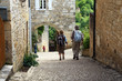 Touristes à Castelnaud la Chapelle