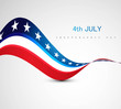 American Flag 4th july american independence day vector illustra