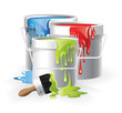 White Cans Of Paint