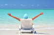 Beach scene. Exuma, Bahamas