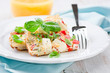 Tomaten Feta Omelett