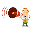 Man With Megaphone