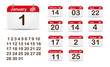 2013 Vector Calendar