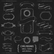 Chalkboard labels, ribbons and stickers.